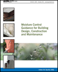 Cover of the Moisture Control Guidance for Building Design, Construction, and Maintenance publication.