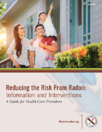 Cover of Reducing the Risk From Radon publication.