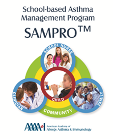 School-based Asthma Managment Program SAMPRO logo.